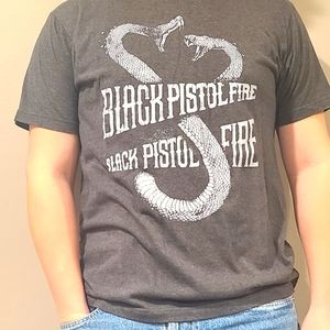 Black Pistol Fire Snakes band teekiller graphics clean like new#band #y2k #vin